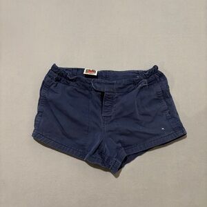 Barbarian Rugby Wear Shorts Size 36‎ Blue Navy High Rise Casual Stretch Waist